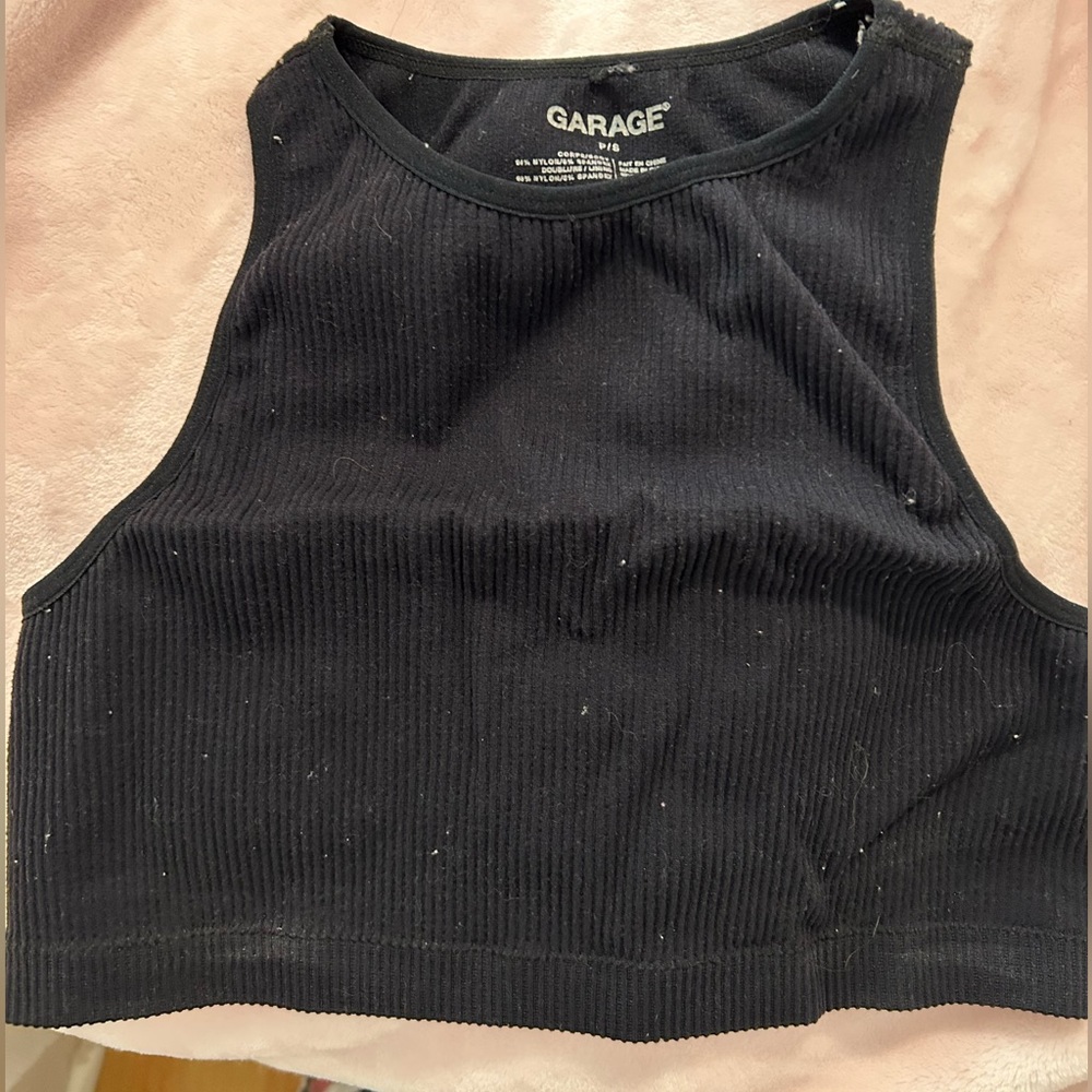 Garage size small crop top